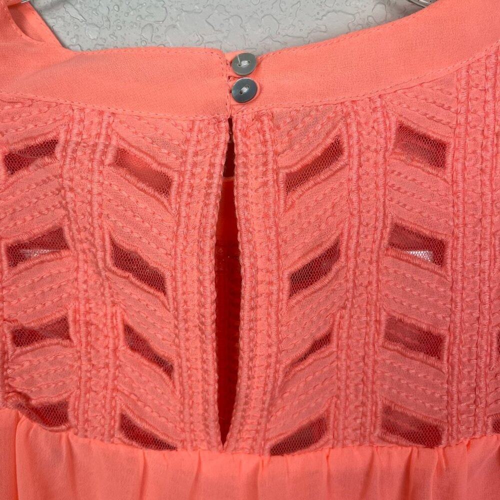 MARISOL Bright Pink Neon Sheer Tank Size XL - Picture 8 of 8
